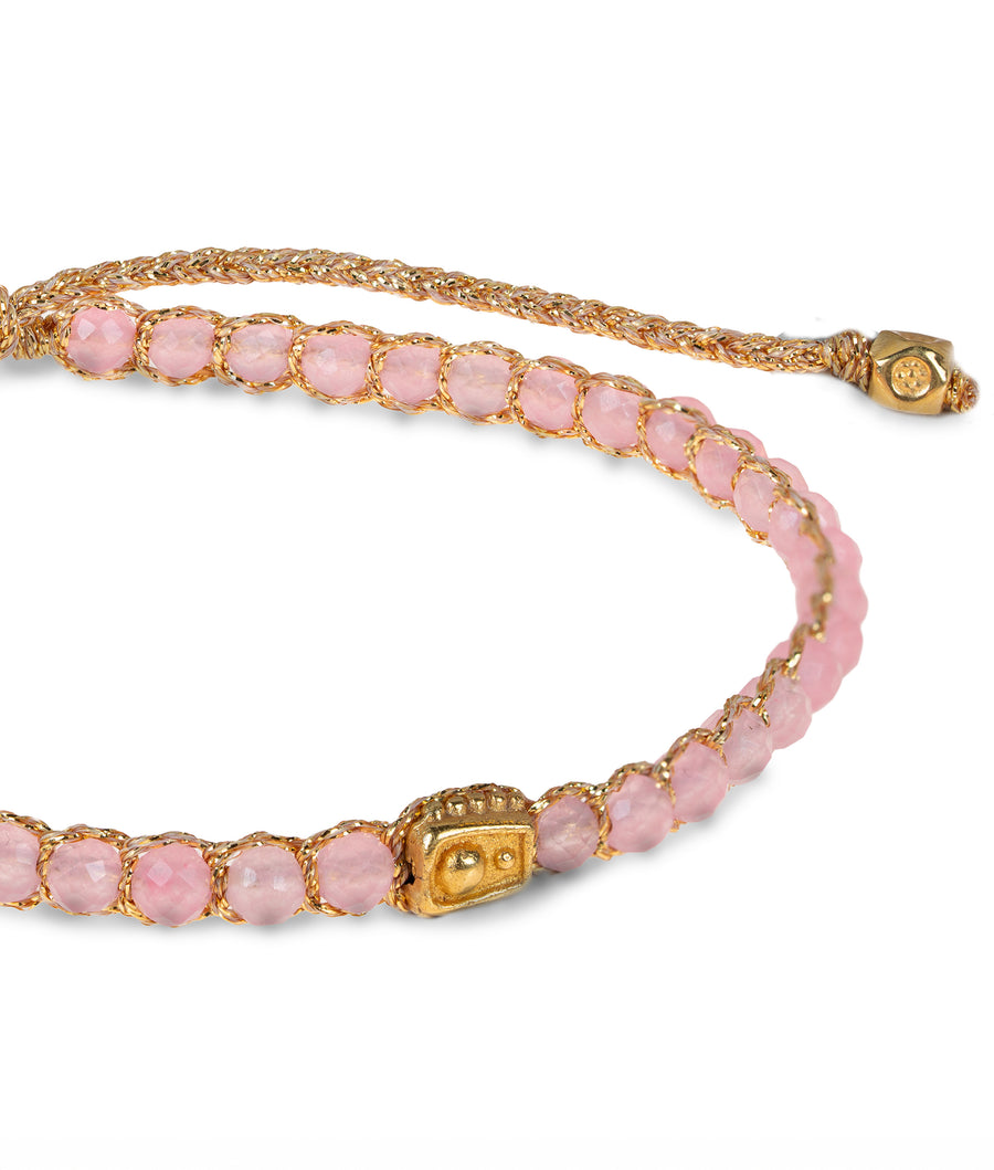 Pink Tourmaline from Mozambique Bracelet | Gold