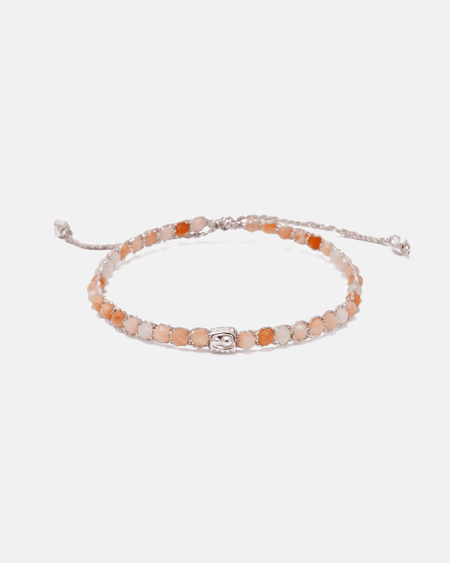 Pink Aventurine Bracelet | Silver