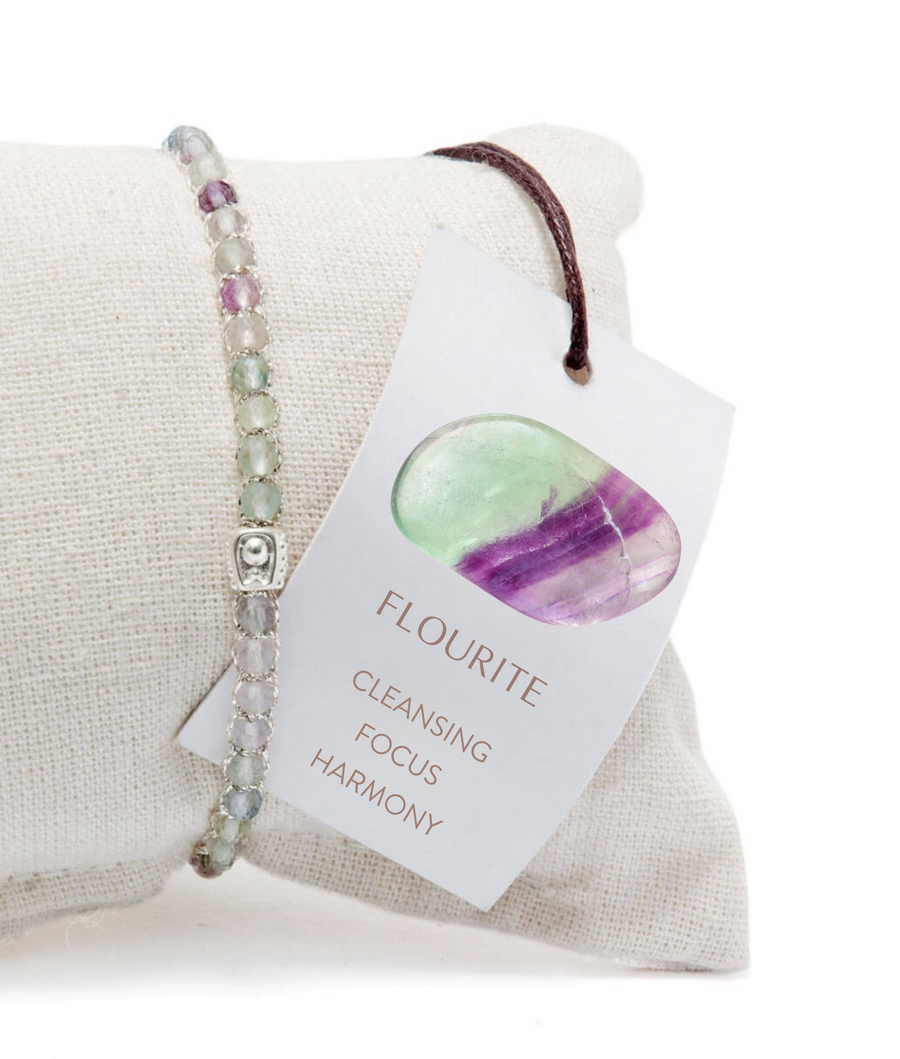 Fluorite from Mexico Bracelet | Silver