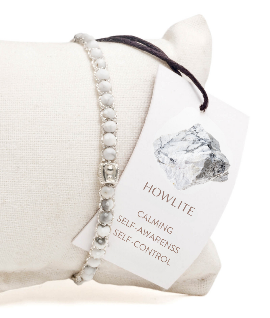 Howlite Bracelet | Silver