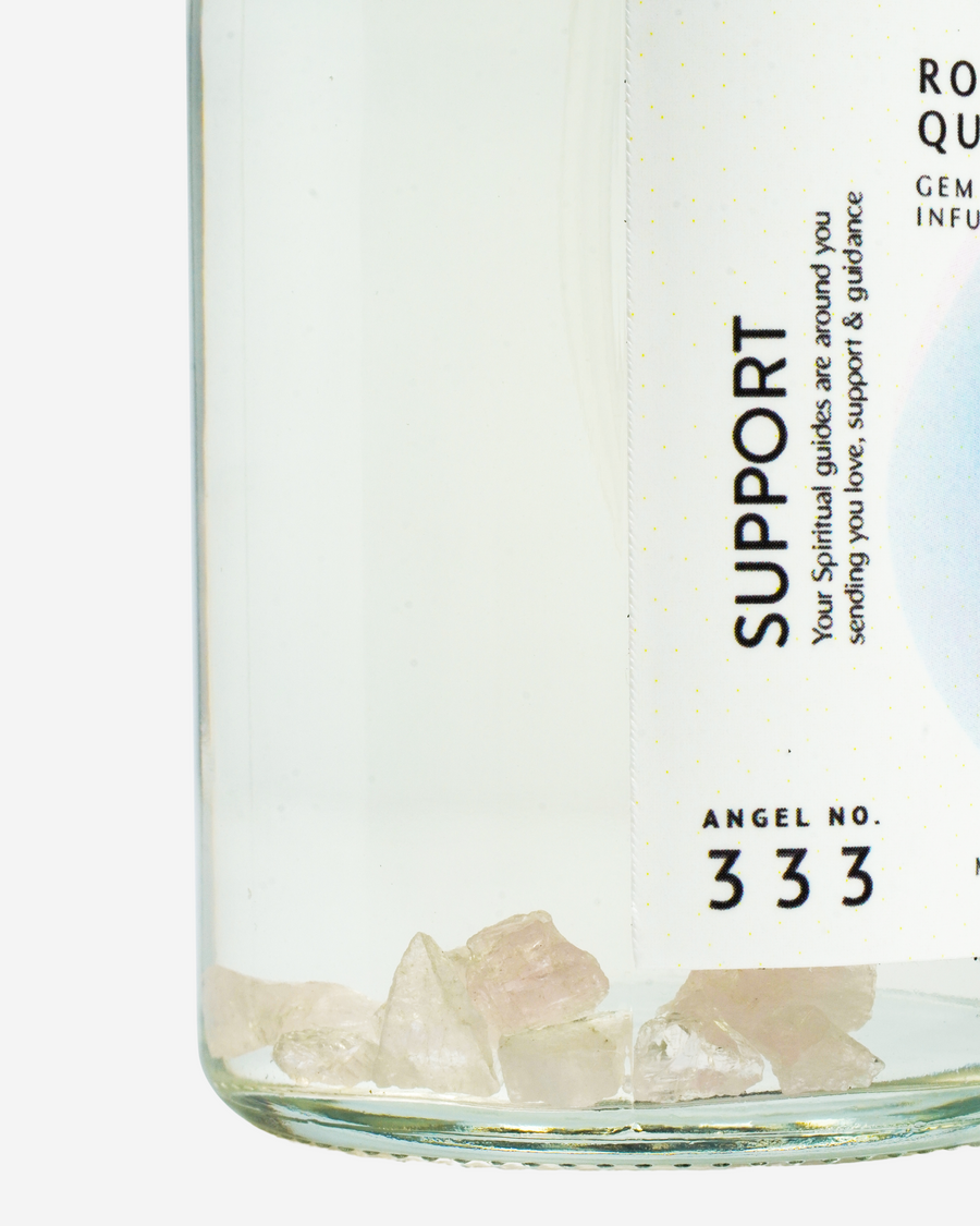 Angel No.333,hand-blended Gem Aura Fragrance infused with Rose Quartz.