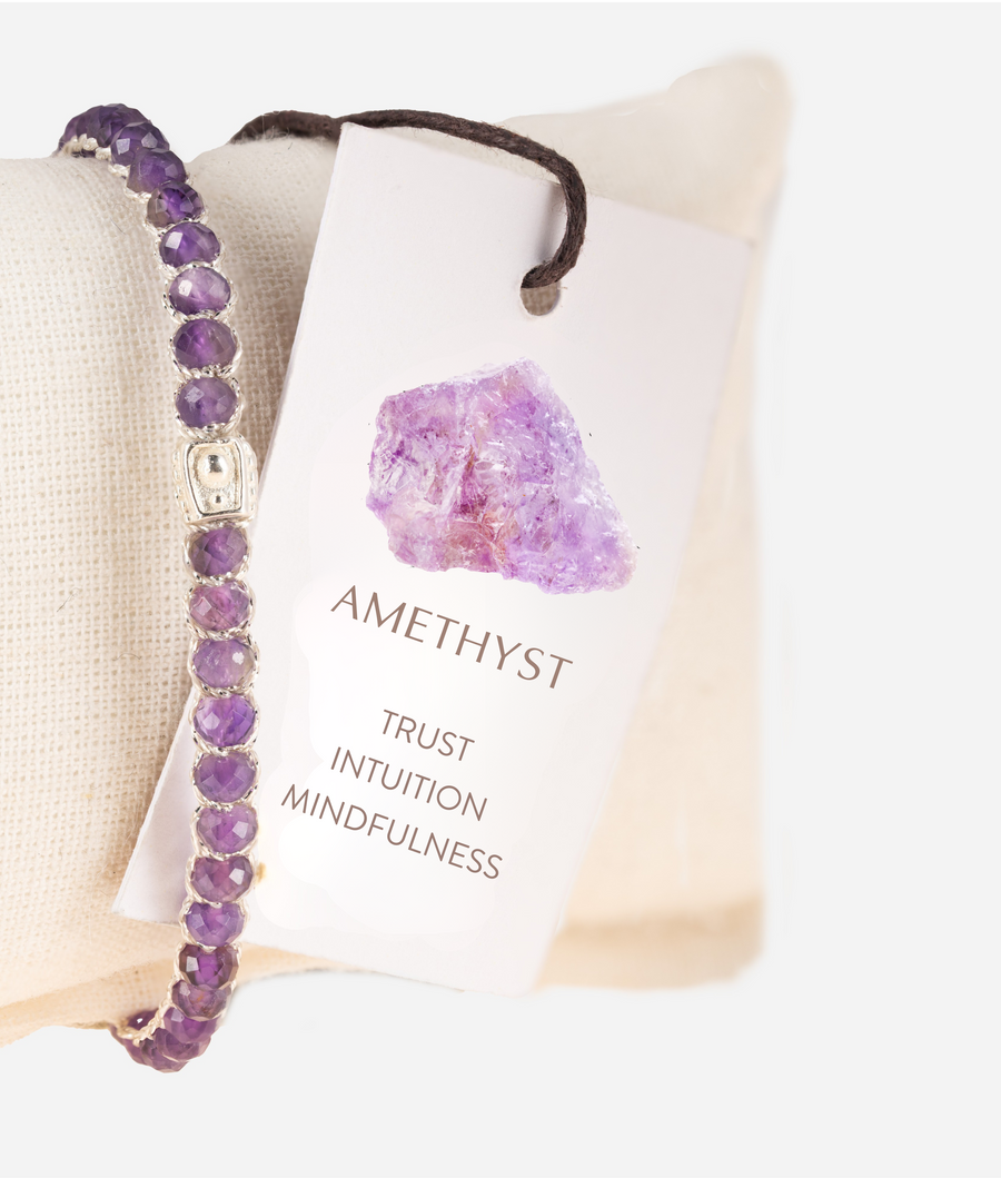 Amethyst from Brazil Bracelet | Silver