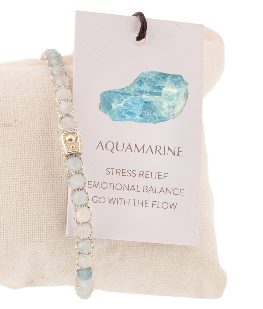 Aquamarine from Brazil Bracelet | Silver