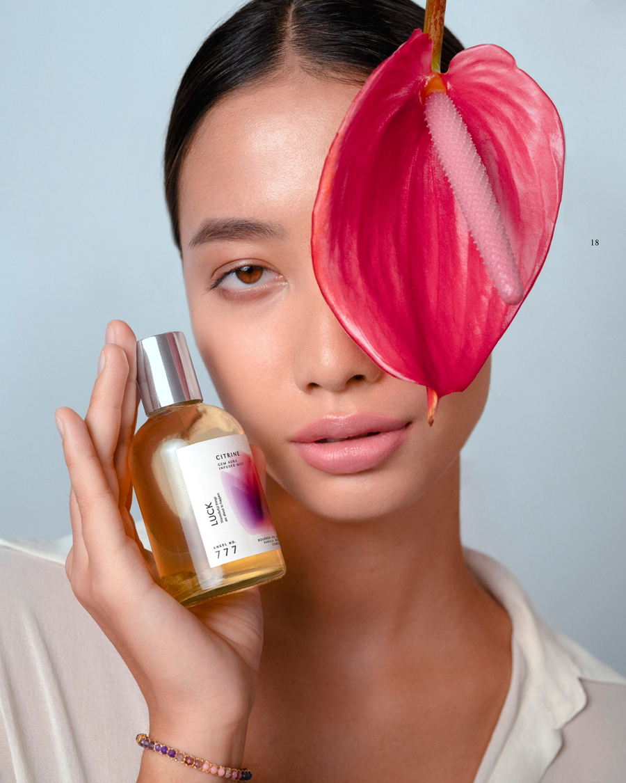 Angel No.777,hand-blended Gem Aura Fragrance infused with Citrine.