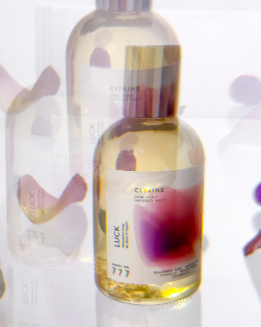 Angel No.777,hand-blended Gem Aura Fragrance infused with Citrine.