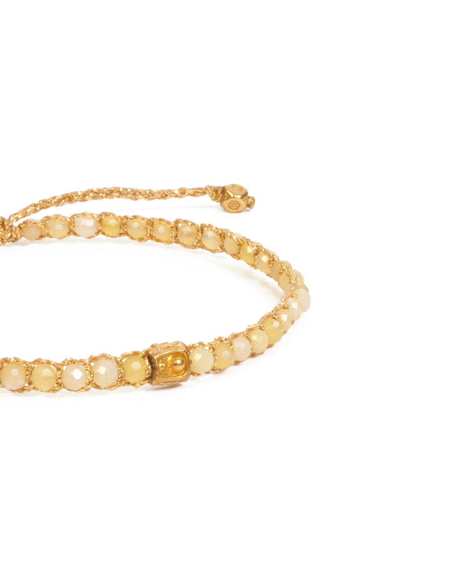 Yellow Opal Bracelet | Gold