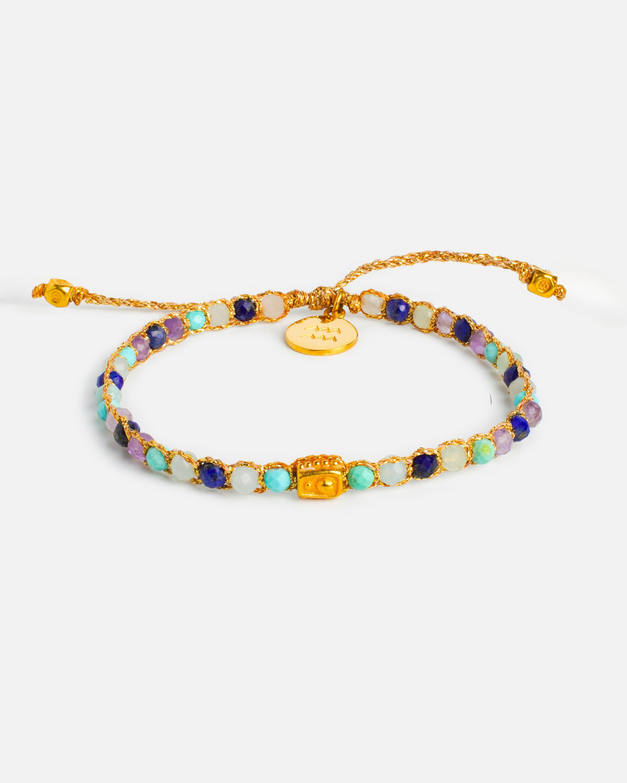 Aquarius February Bracelet  |  Gold