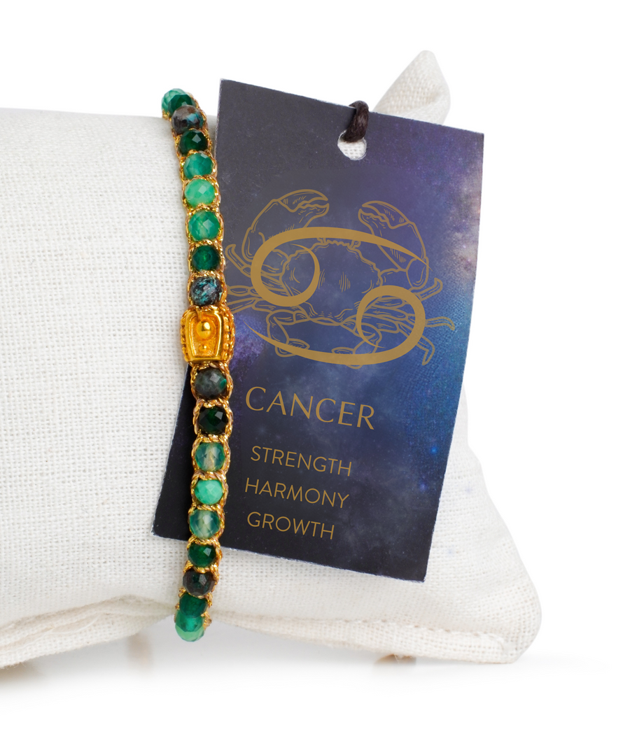Cancer June Bracelet | Gold