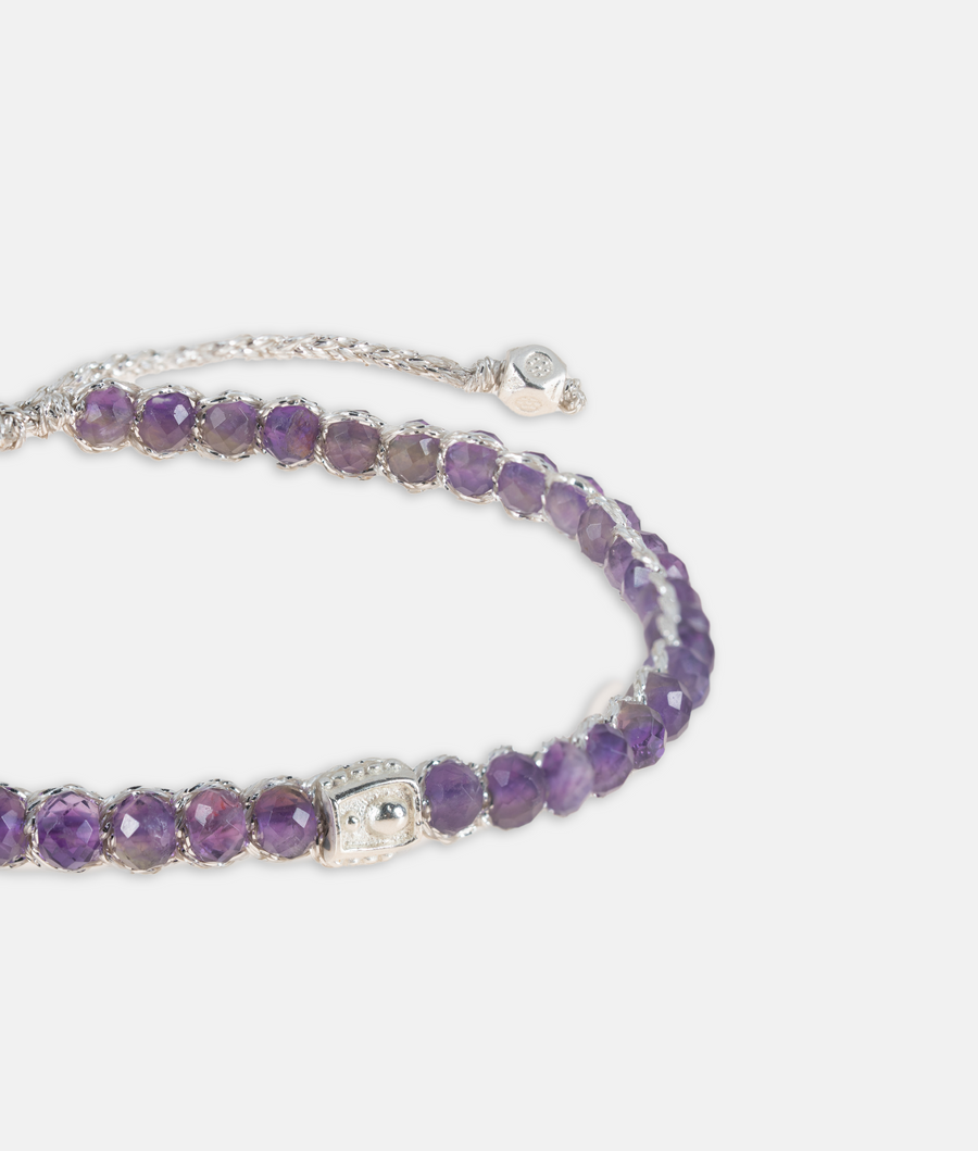Amethyst from Brazil Bracelet | Silver