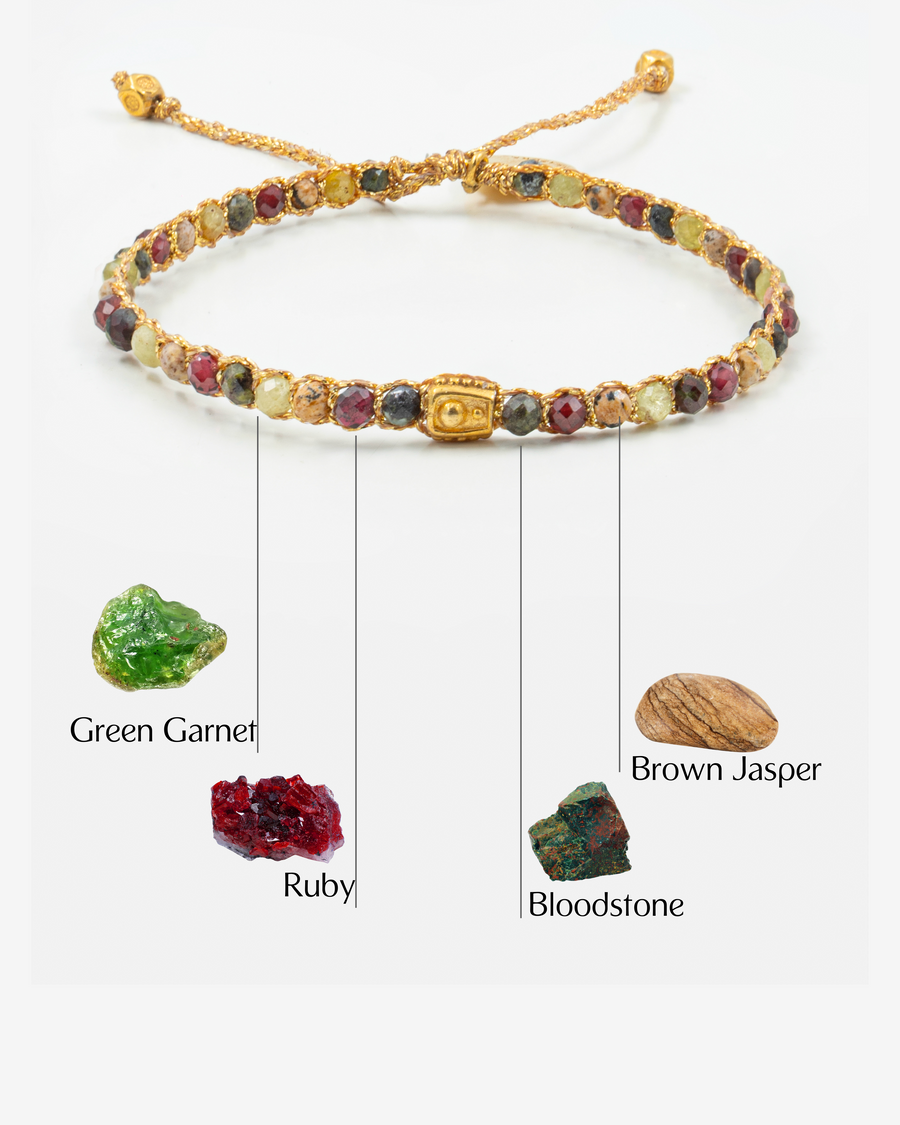 Aries March Bracelet | Gold