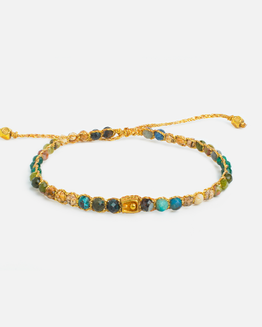 Earth Nature Symphony Bracelet | Gold