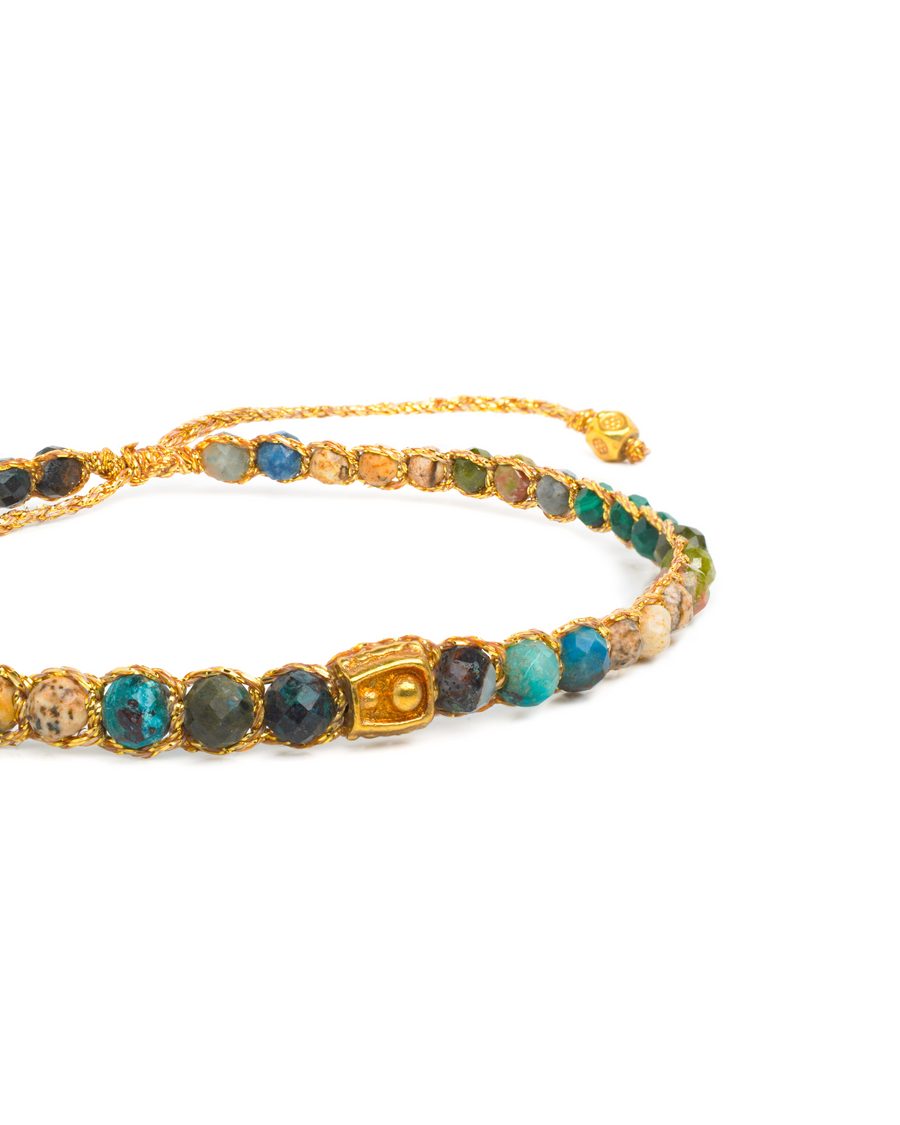 Earth Nature Symphony Bracelet | Gold