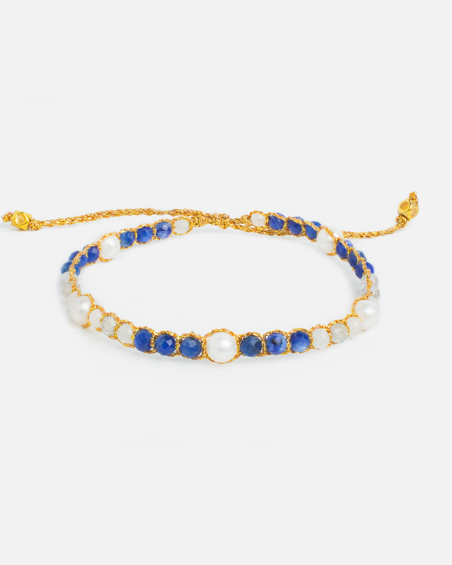 Neptune Azure Abyss Bracelet | Gold