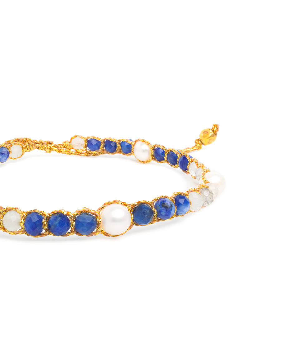 Neptune Azure Abyss Bracelet | Gold