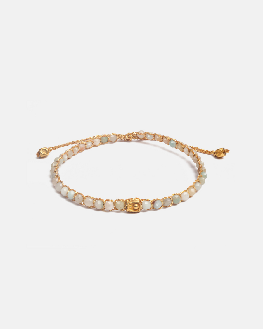 Aquamarine from Brazil Bracelet | Gold