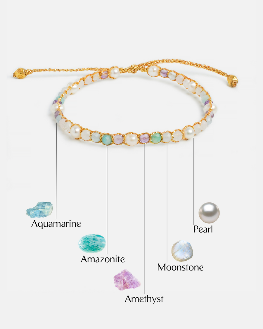 Moon Lunar Eclipse Bracelet | Gold