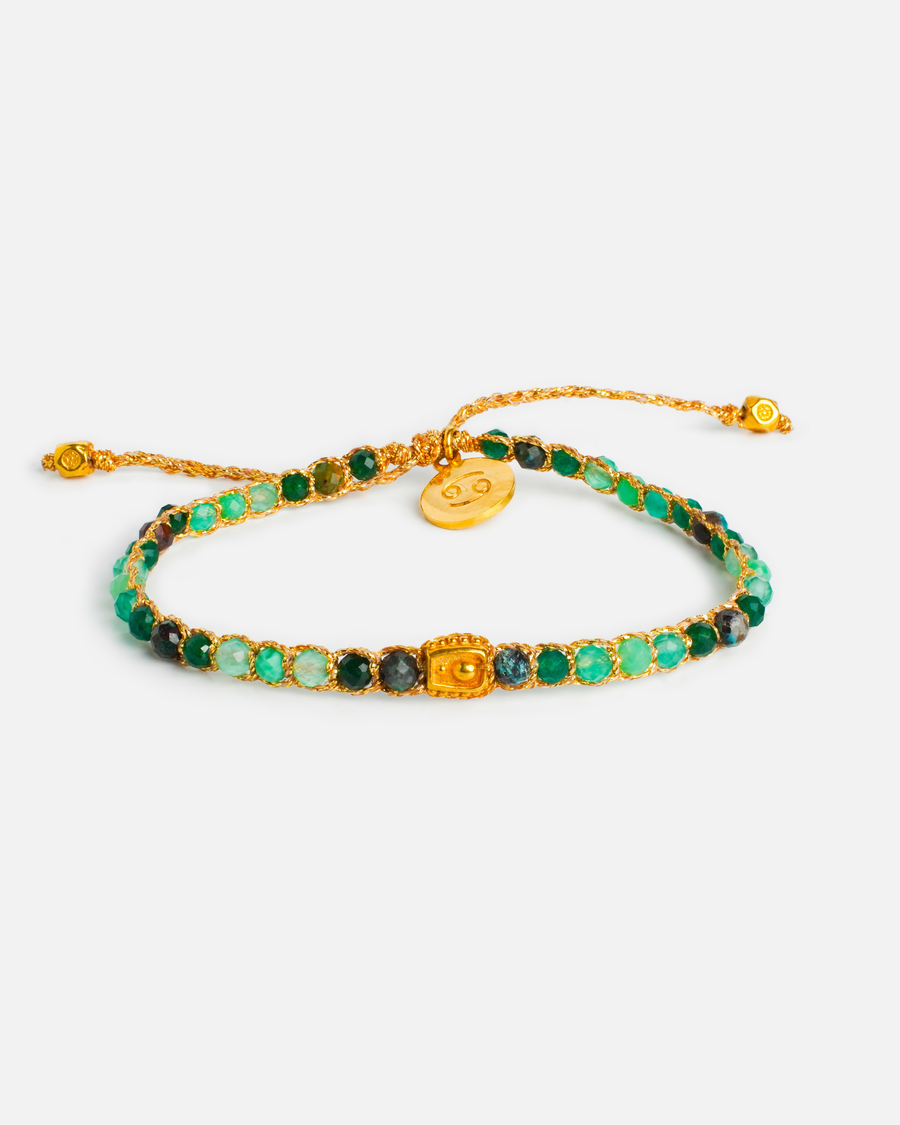 Cancer June Bracelet | Gold