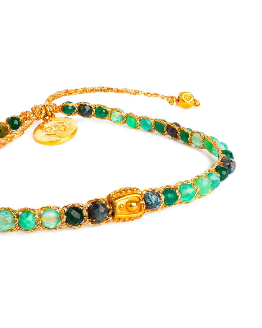 Cancer June Bracelet | Gold