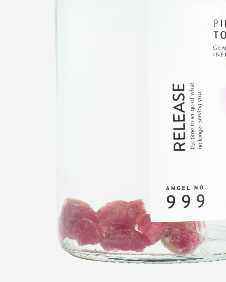 Angel No.999,hand-blended Gem Aura Fragrance infused with Pink Tourmaline.