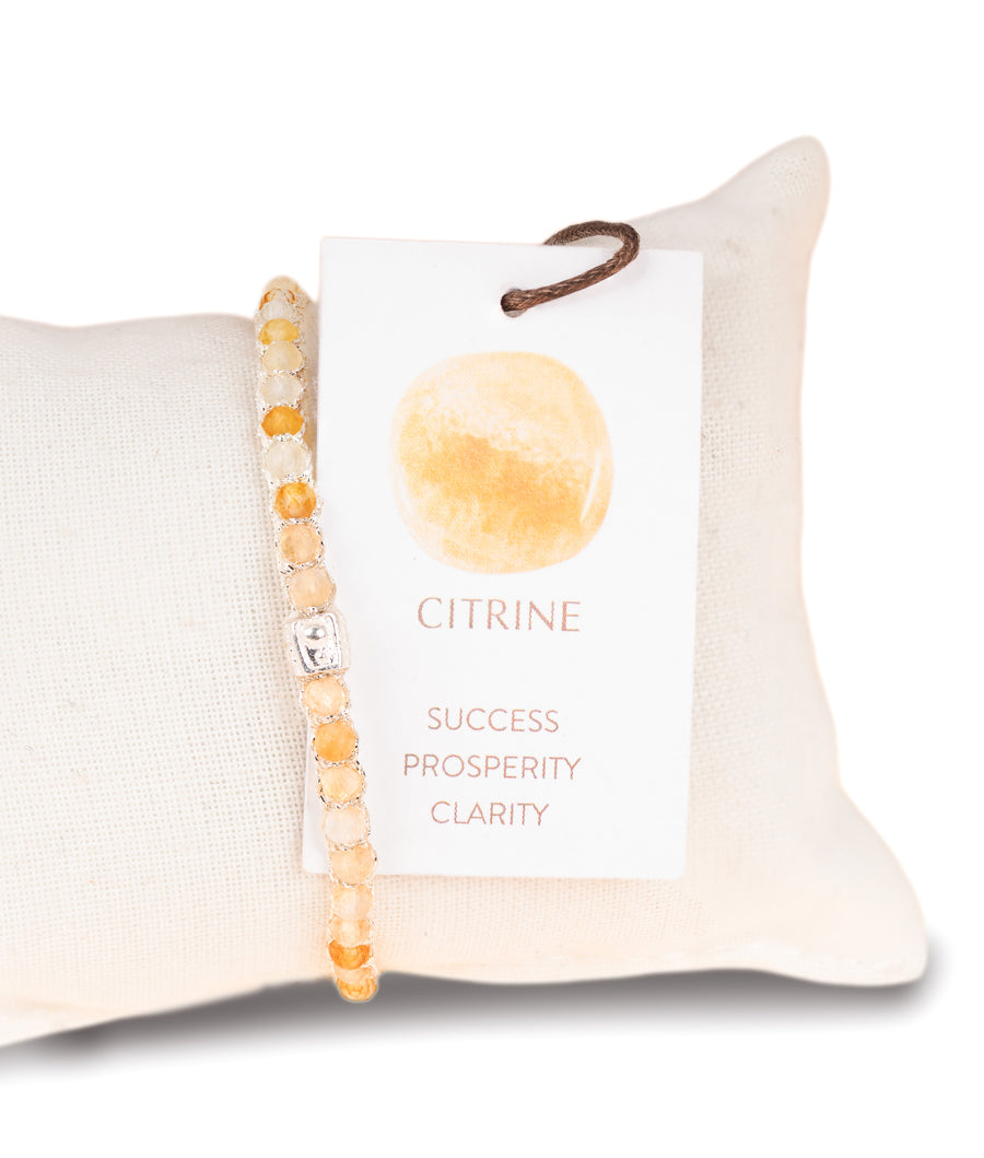 Citrine from Brazil Bracelet | Silver
