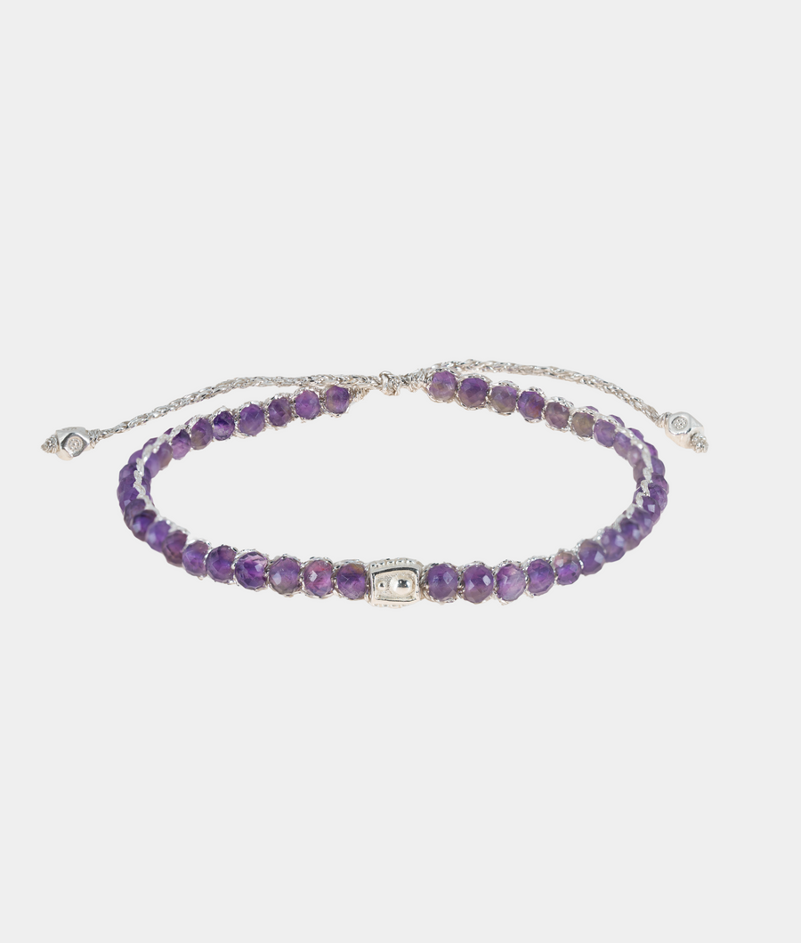 Amethyst from Brazil Bracelet | Silver