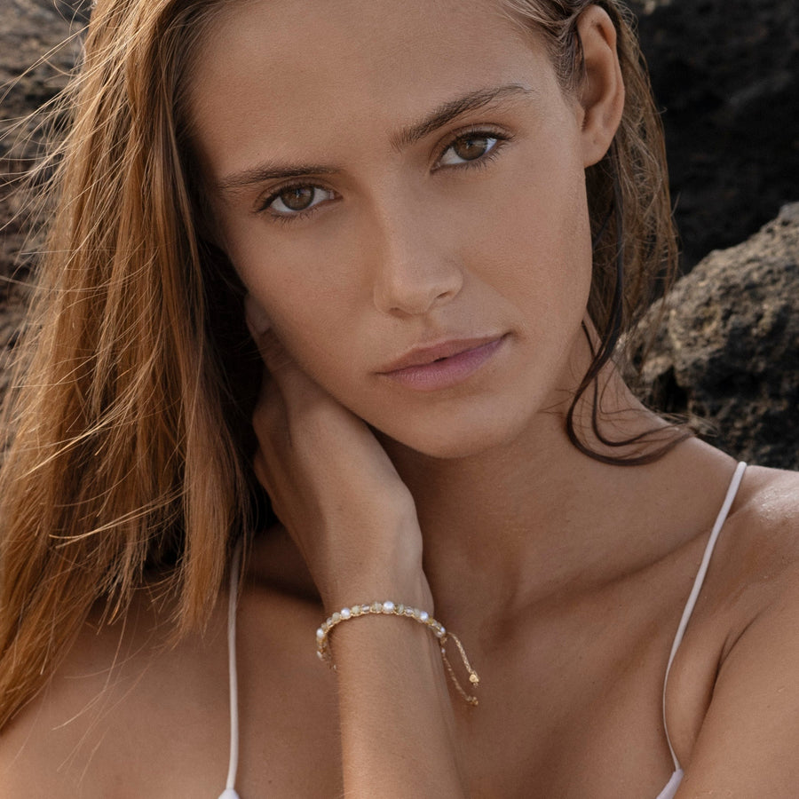 Moon Midnight Glow Bracelet | Gold