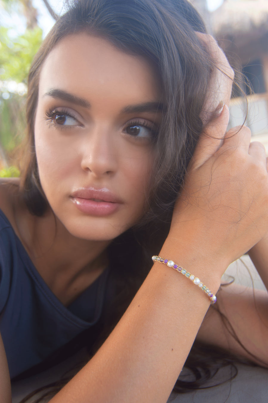 Moon Lunar Eclipse Bracelet | Gold