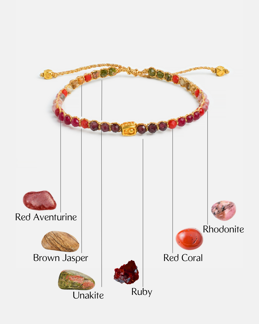 Mars Red Planet Bracelet | Gold