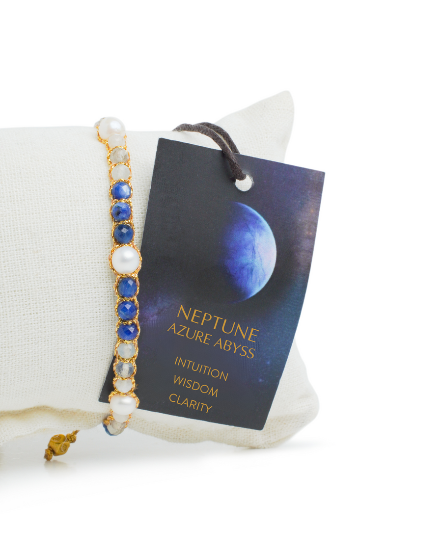 Neptune Azure Abyss Bracelet | Gold