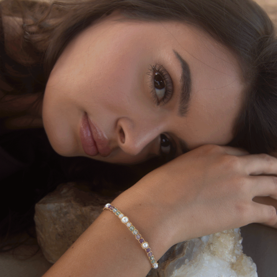 Moon Lunar Eclipse Bracelet | Gold