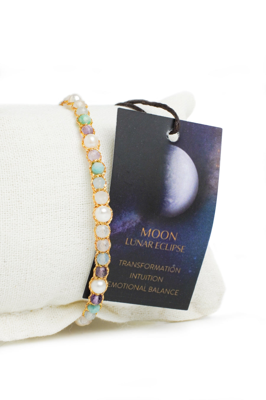 Moon Lunar Eclipse Bracelet | Gold
