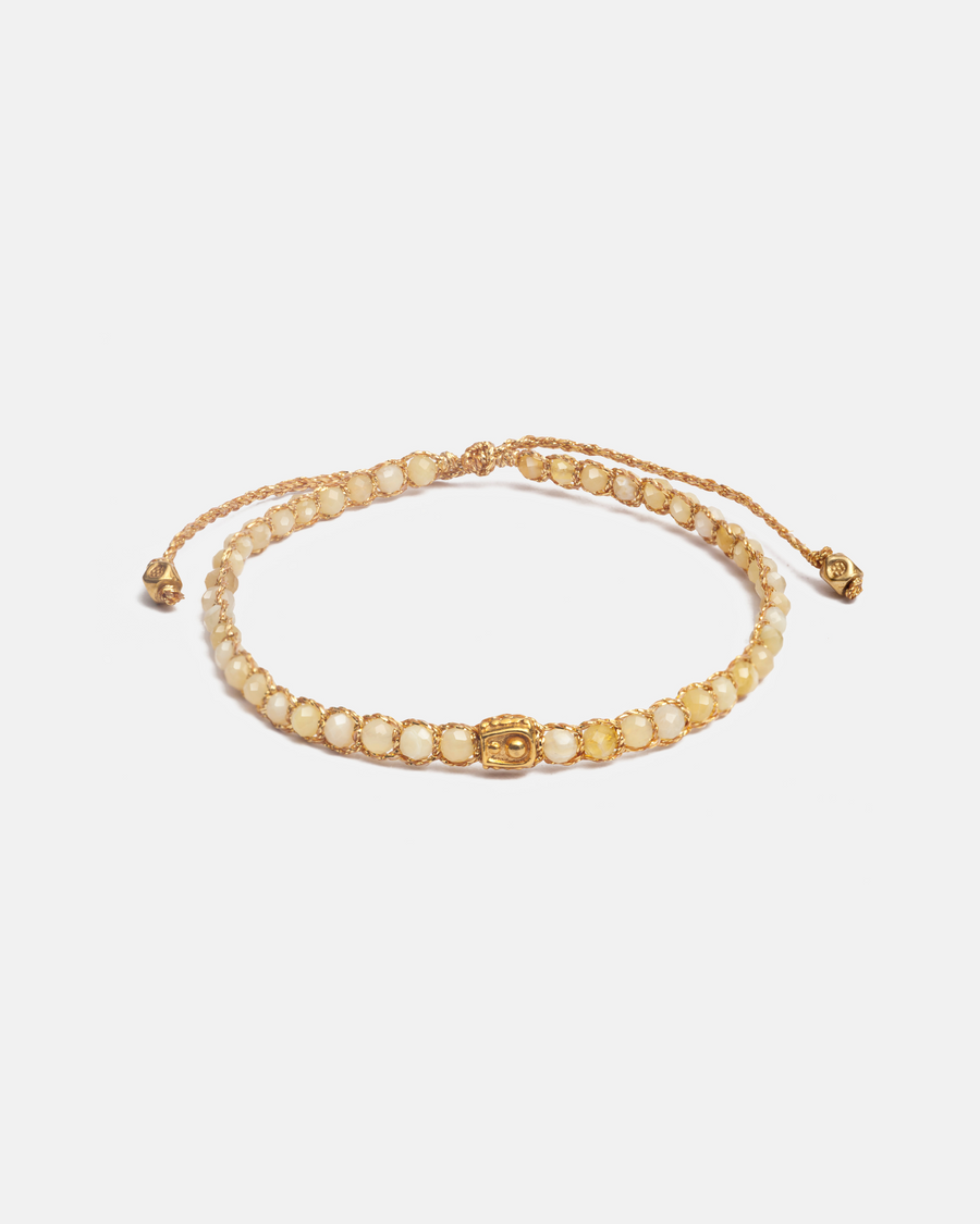 Yellow Opal Bracelet | Gold