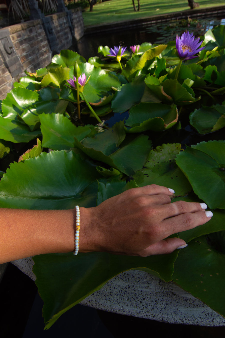 Larimar Bracelet | Gold