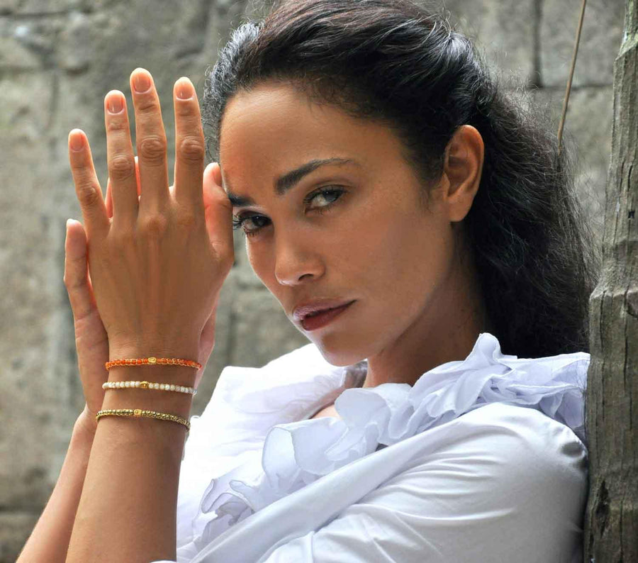 Heat Stack Bracelets | Gold - Samapura Jewelry