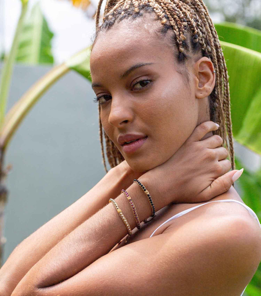 Holiday Stack Bracelets | Gold - Samapura Jewelry