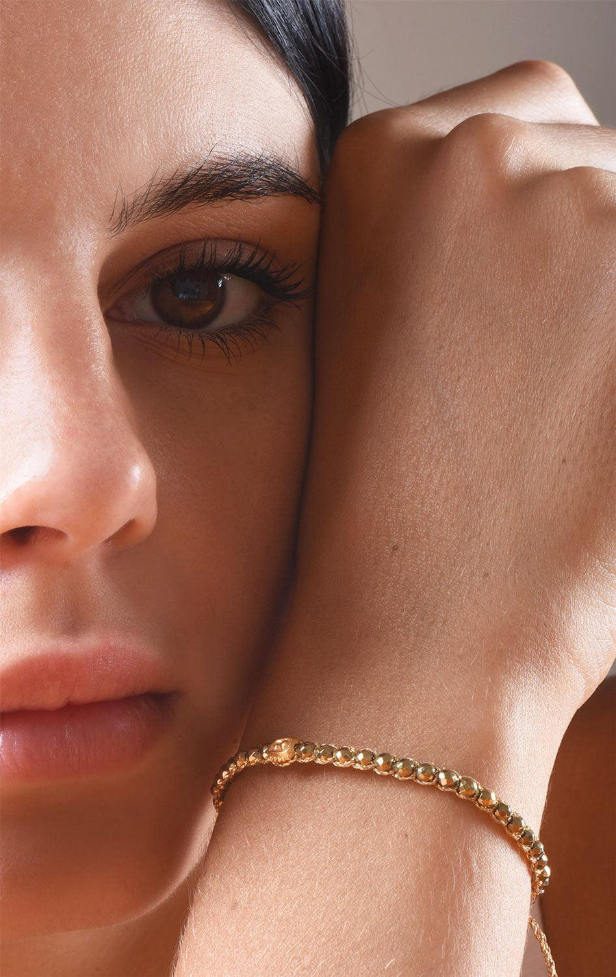 Pyrite Vintage Bracelet | Gold - Samapura Jewelry