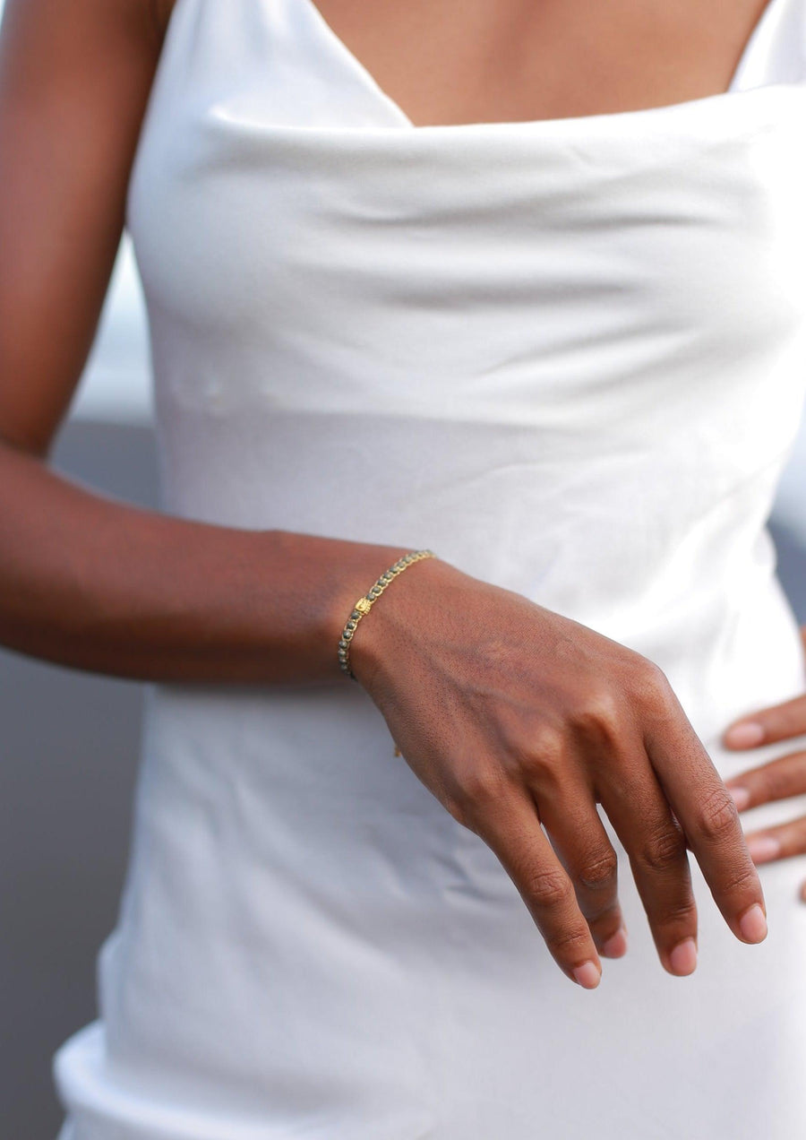 Original Pyrite Bracelet | Gold - Samapura Jewelry
