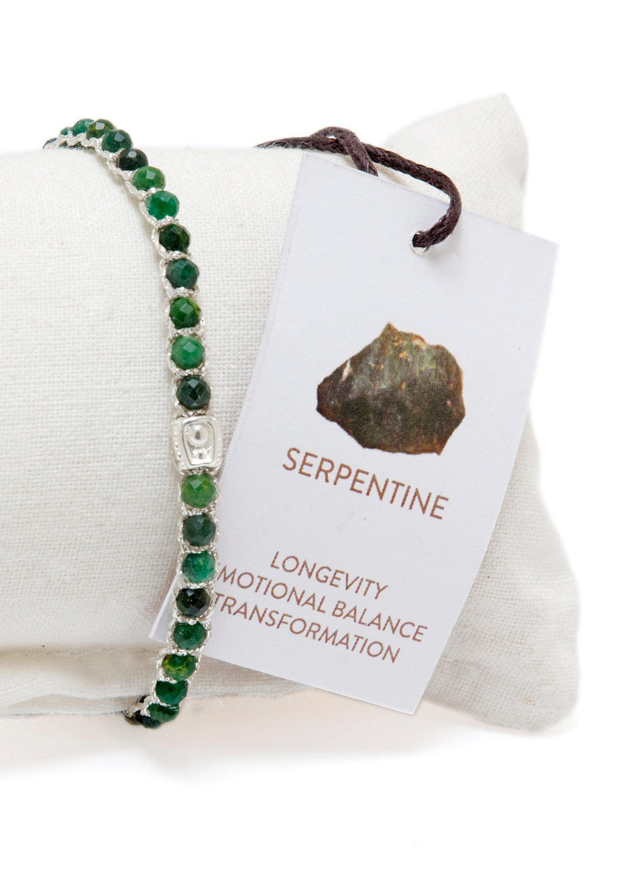 Serpentine Bracelet | Silver - Samapura Jewelry