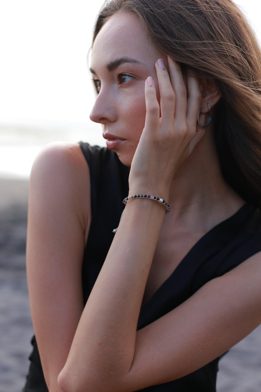Tourmaline Bracelet | Silver - Samapura Jewelry